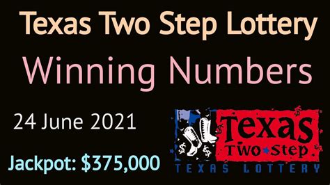 Texas (TX) Two Step Lottery Winning Numbers .